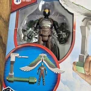 Marvel Winged Action Figure Brown Green Silver
